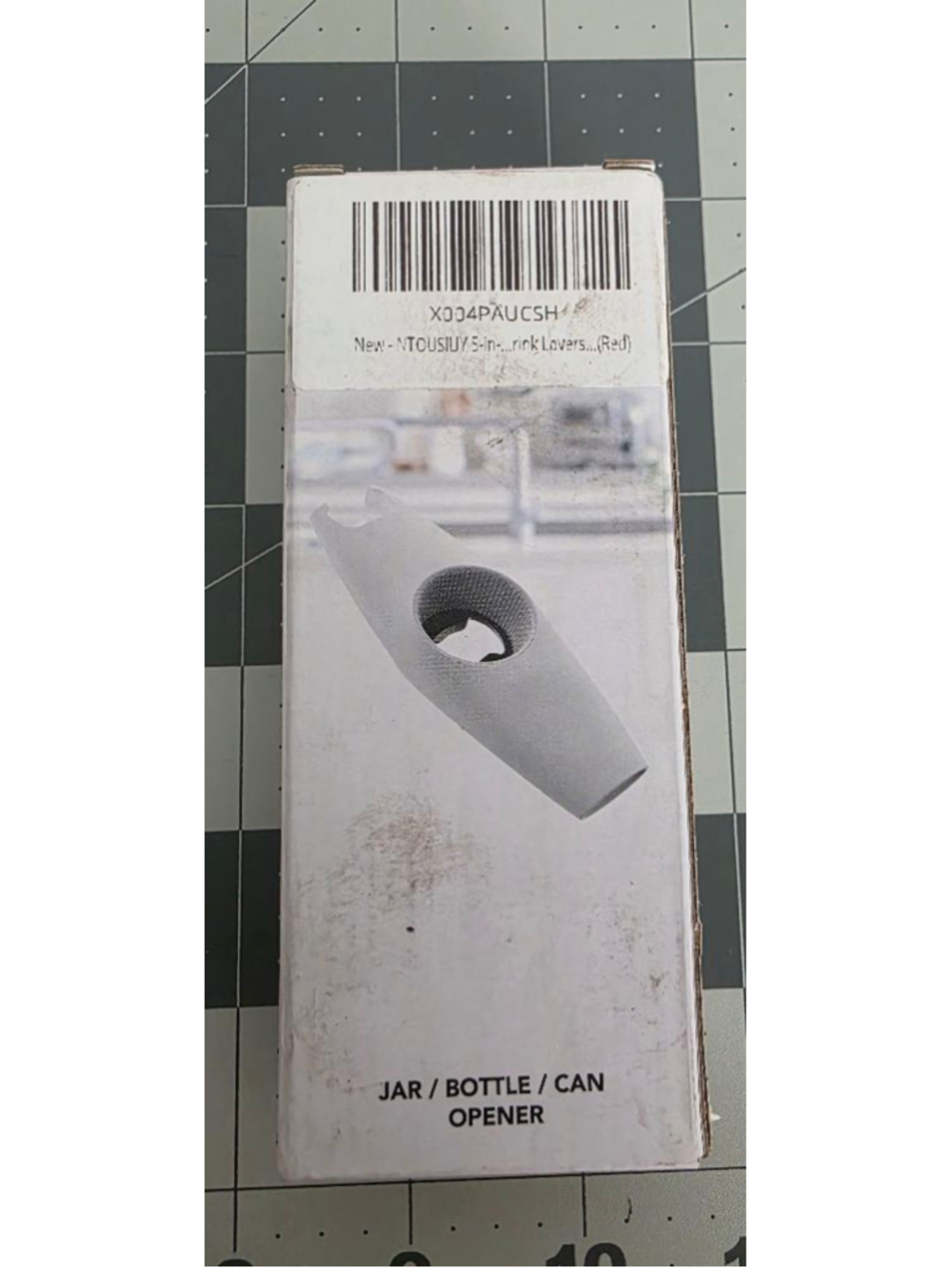 Kitchen Tool 5-in-1 Jar Bottle Can Opener One Size White Red